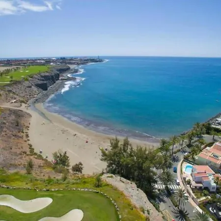 In Maspalomas With Heated Pool & Golf Views Villa